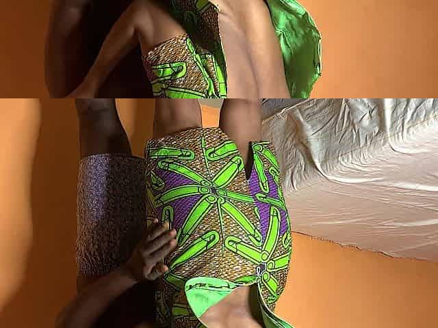 Afro 18yo teen visits her teacher out of pants