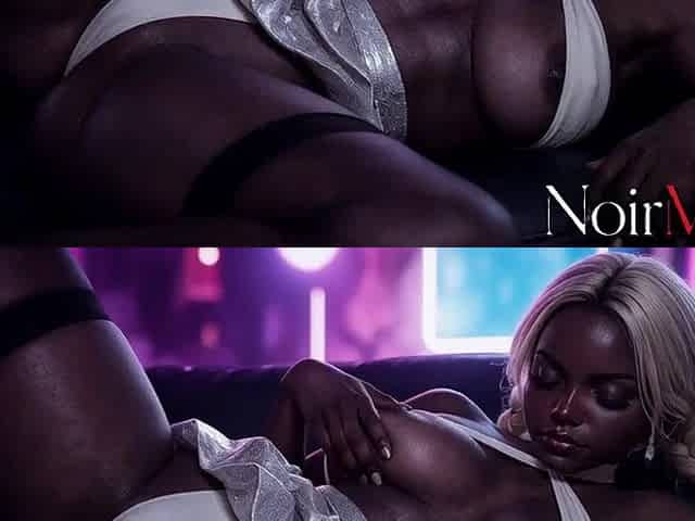 This soaked ebony hotty cheated on her boyfriend with me by letting me screw her constricted twat hard [AI]