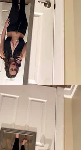 Hot brunette big boobs toying pink pussy