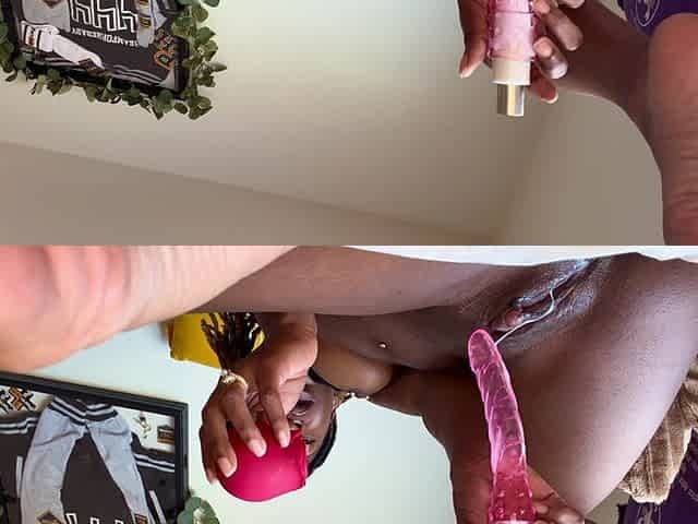 Vegancooooch Loves Fucking Her Creamy Pussy and Shaking Her Ass