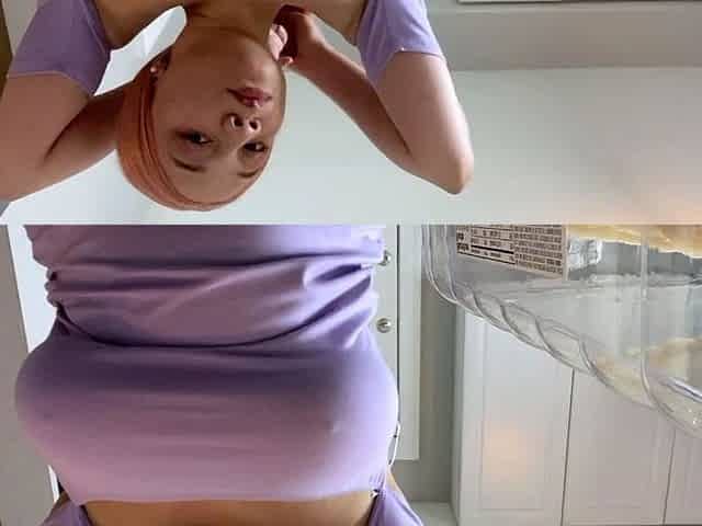 Great Big Boobs On Masturbating Redhead