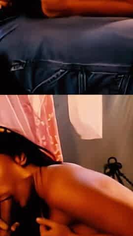Busty Brunette Charlie Gets Anal and a Facial Too