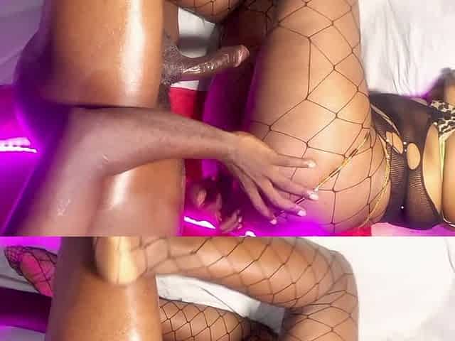 Ebony Loves Tasking Big Dick From the Back
