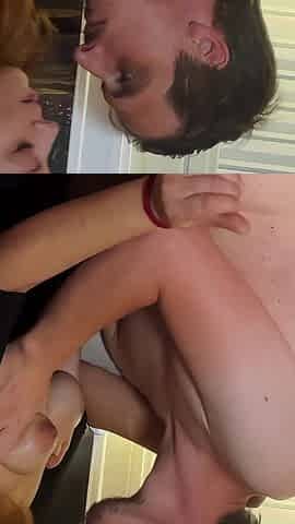 MILF Gets Turned on by Nipple Sucking and Milks His Adorable Cock as a Reward