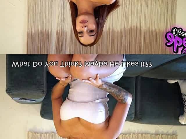 Fucking a Fan and Letting Him Shower Me with Cum! Abella Olsen