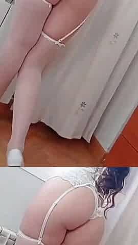 Shanaxnow in White Lingerie Revealing Yummy Pink Pussy Get This New Video!
