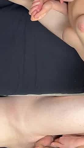 Huge Cumshot with Cum Explosion with Stepsister