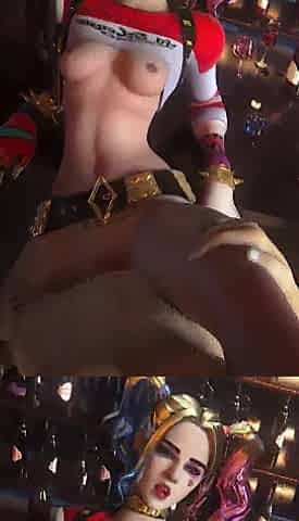 Harley Quinn Fuck Fantasy Ultra Realistic AI POV