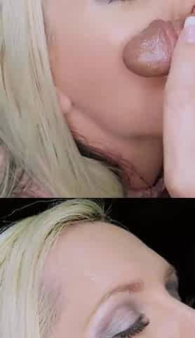 Alena Croft cannot get enough gloryhole swallows 12 loads of cum