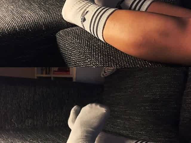 Take My White Socks off and Enjoy My Feets