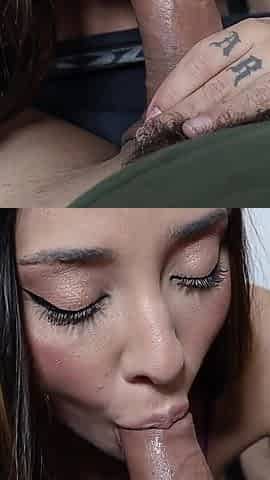 A Beautiful Blowjob From Victoria Beatriz with Her Unforgettable Ass and Her Big New Breasts.