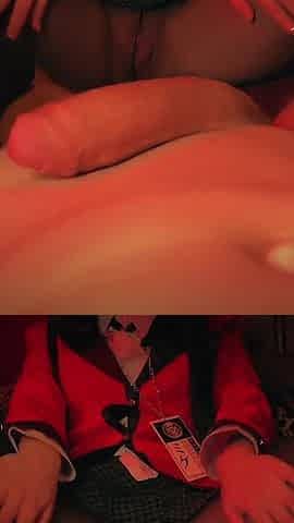 Kakegurui Cosplay - Footjob - Trixie Fox