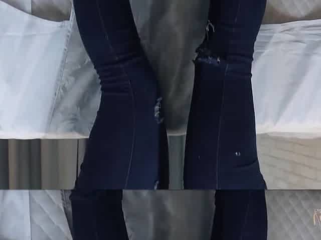 Kisses And Super Tight Jeans On Christmas Night! With Carol Castro