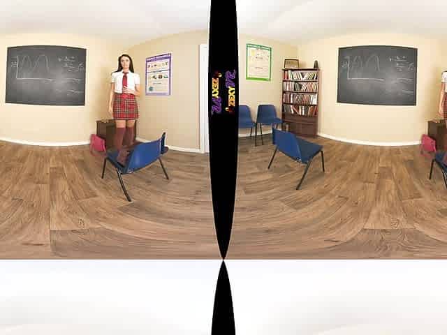Teach Me; Solo Striptease Student Teacher Uniform Teen Fit Big Natural Tits