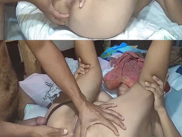 Cover Her Face And Open My 18 Year Old Stepsister-in-laws Beautiful Ass From Xvideo