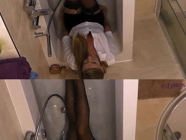 Office Clothes in the Bath