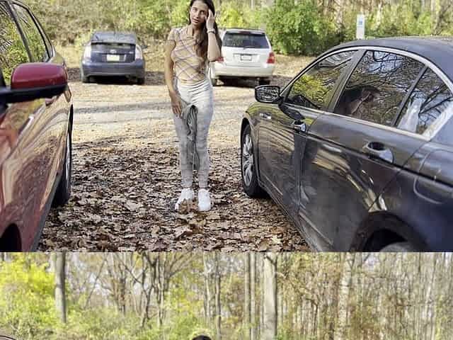 Quick Outfit Swap by My Car in the Park