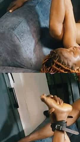 Giant African Cock Spread Petite Babe with Thick Pussy Lips for Deep Thrusting Missionary