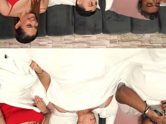 Busty Stepmother Shares a Hotel Bed with Her Shy Stepson by Mistake