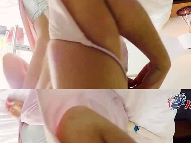 Horny solo teen touching