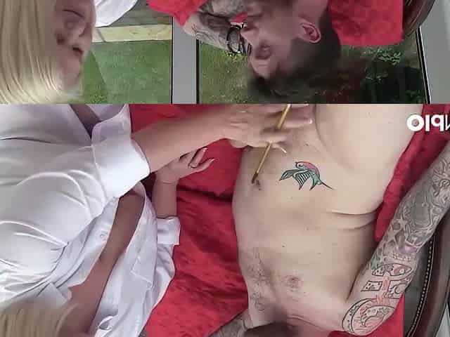 Mature Milf Lacey Starr Wild Art Lesson With Luke Hotrod