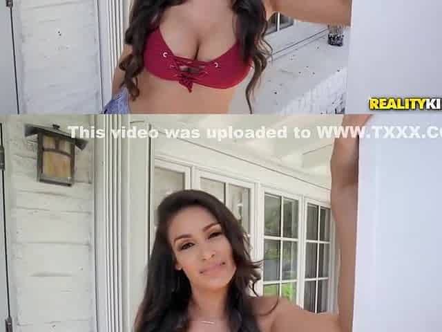 Amazing Boobs Fucked Outdoors With Latina Hot