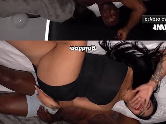 Hot latina mummy Issane sneaks into law bro's bed for a cuckolding multiracial blow-job with enormous black cock, doggystyle.