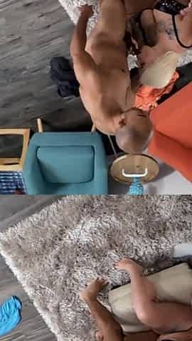 LuckyB's first double creampie