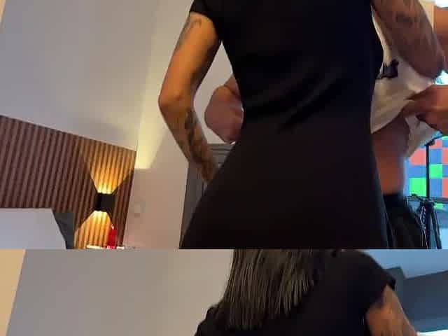 The bitch couldn't resist and gave it to the neighbour with the thick wang.