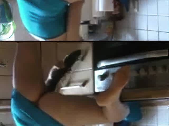 German Amateur mit Gurke