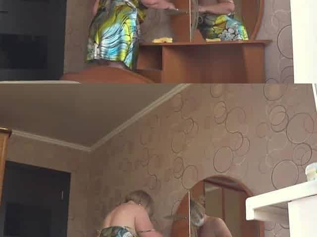 Neighbour watches overweight mother i'd like to fuck throughout open window. PAWG.