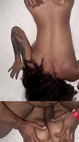 Petite Busty Black Chick Gets Fucked By Big Black Dick