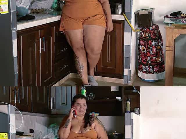 Latin babe pays pizza delivery stud with a screw and fills his vagina with cum