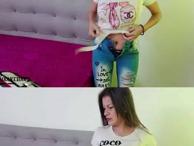 Cute Horny MILFs Decide to Do It Together to Feel Her Heat - Porn in Spanish