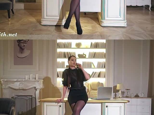 I Can See A Pussy Under The Mini Skirt Of The Boss At Work (with Dialog) With Jeny Smith