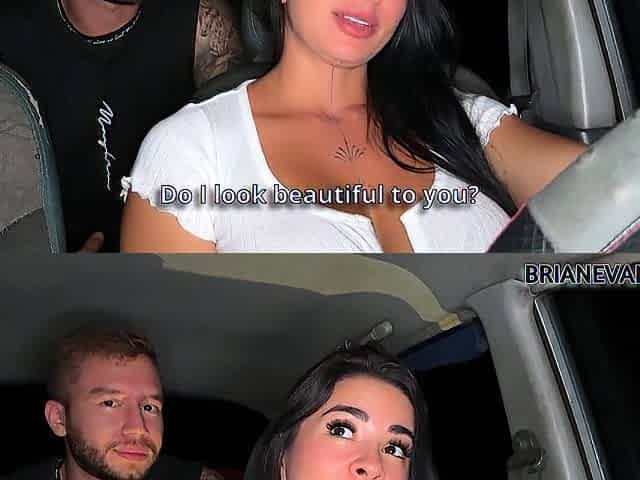 ASMR CLOSE UP - Silvana Lee bangs Brian Evansx in the car