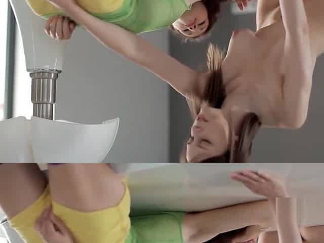 Hot teen lesbian action cameltoe HD