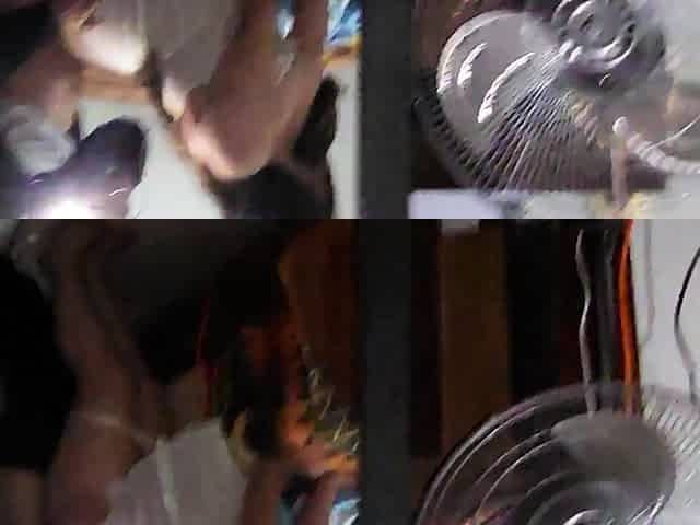 Big tits creampie fills school corridors