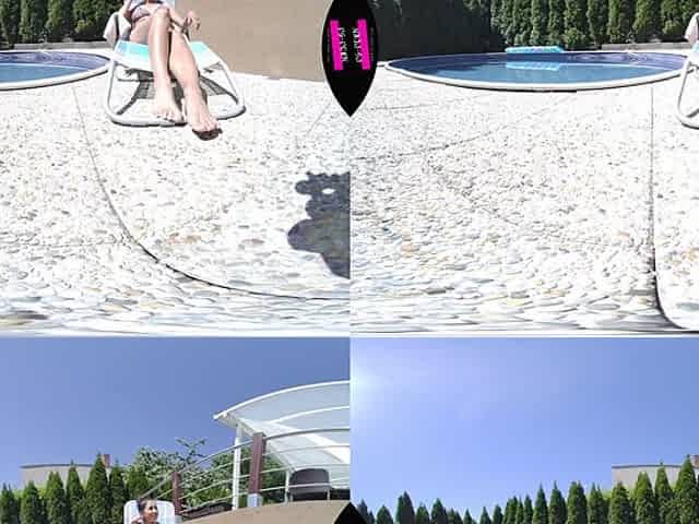 Paula Shy Masturbating By The Pool - PS-Porn