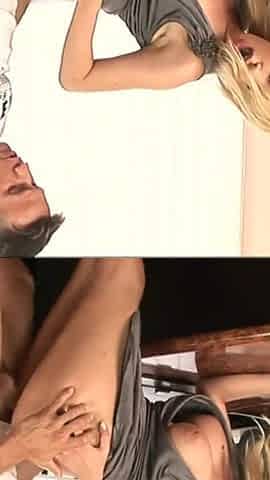 Donna Bell sucks and fucks cock at work for cum