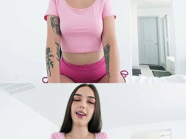 Scarlett Rosewood's Deep Throat and Tight Ass Tease