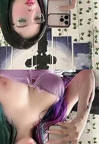Big boobs milf masturbating