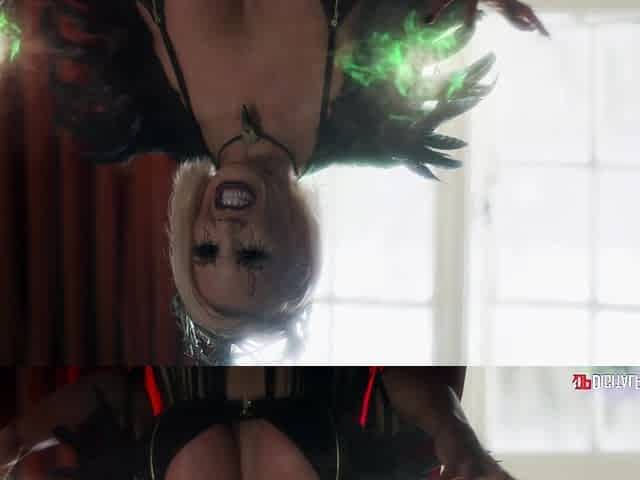 Slutty blonde Rebecca More wants a long cock in her pussy