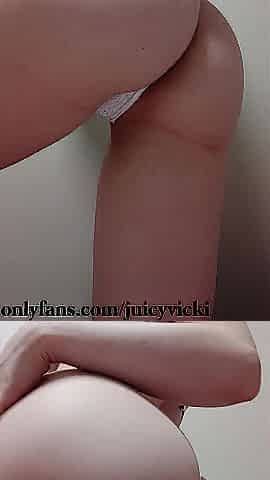White underware teasing