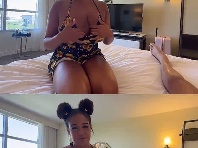 Pervy Stepbro Shares A Bed With His Thick Stepsis While On Vacation: He Creampies Her - Smithmythpov