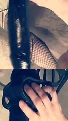 Fat Mature Enjoys Being Fucked with Strapon