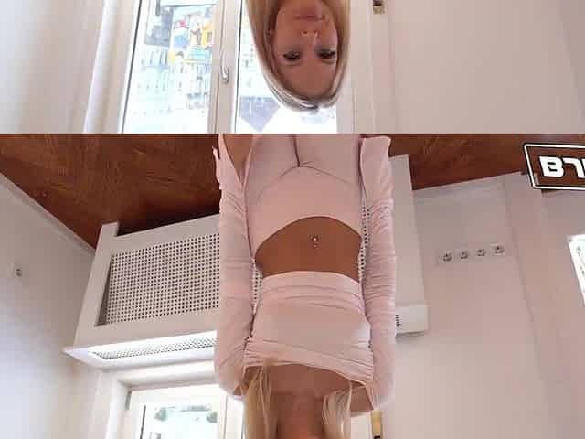 BJRAW Blond bombshell Candee Licious craves a facial