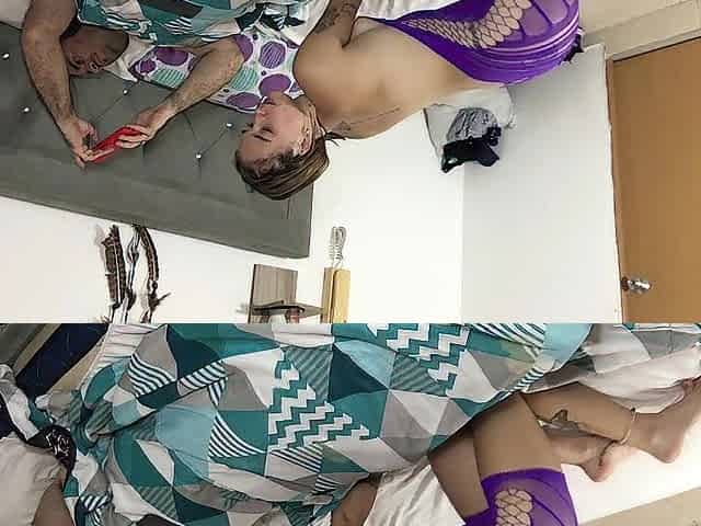 My hawt stepsister in underware makes movie masturbating
