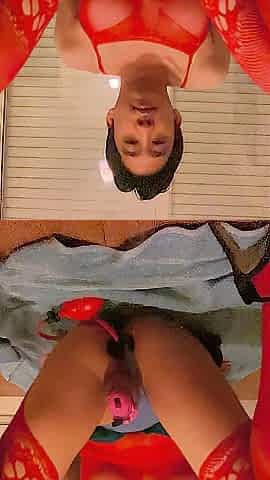 Sissy Lottitok faggot anal inflatable plug