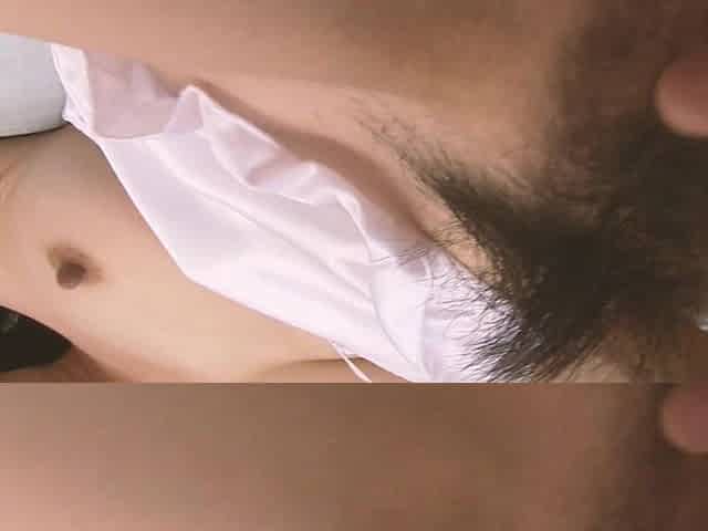 Oriental Breasts Scene-3_slim, Busty Japanese Woman with a Very Hairy Pussy Loves Receiving Creampies